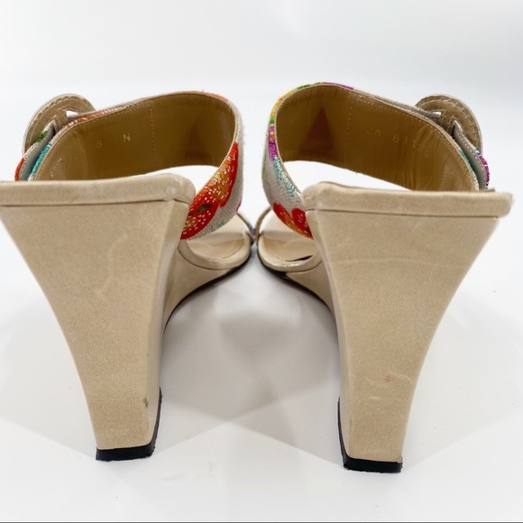 Stuart Weitzman Slip On Wedge Sandal - Picture 6 of 11